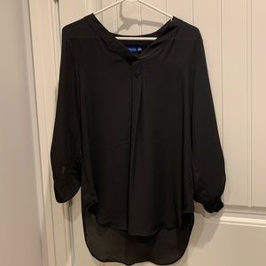 Apt. 9 Black Flowy Blouse